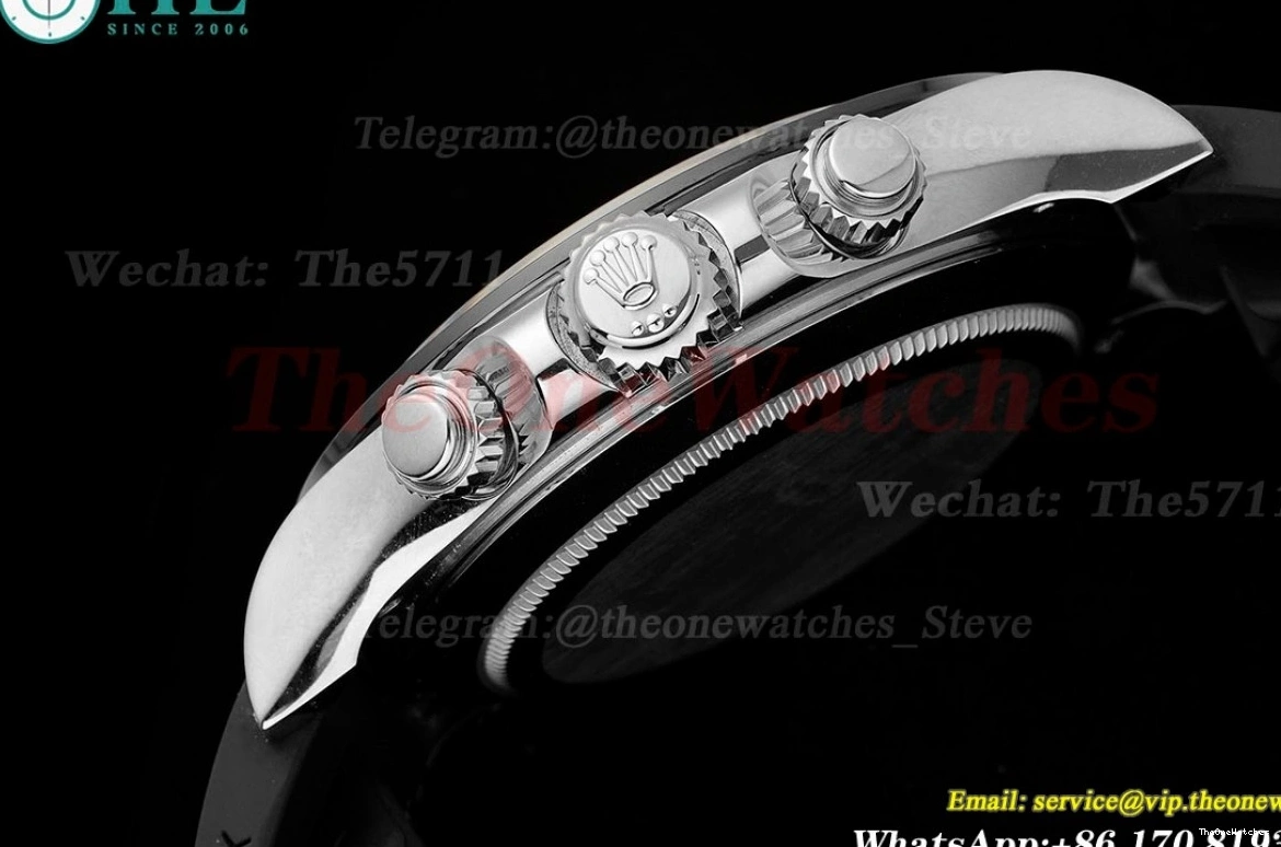 Clone Dial 40mm SS VSF 116519 Grey SS DD4130 Daytona Super 0402